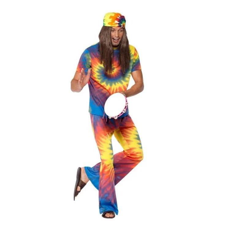 1960s Tie Dye Top and Flared Trousers - Image 4