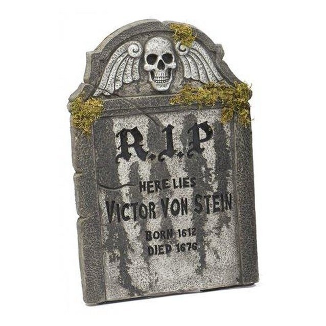 22" Tombstones With Moss - Image 3