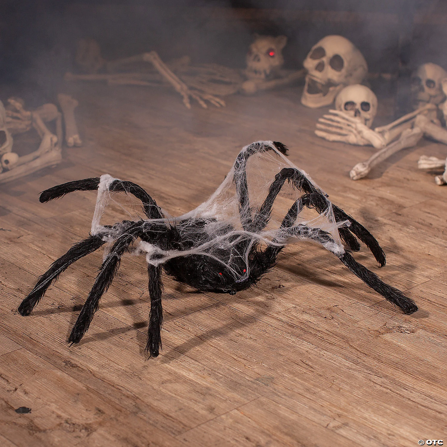 24" Animated Walking Spider with Web