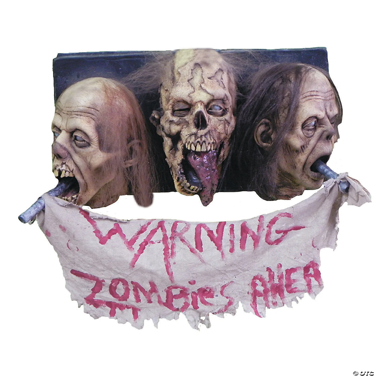 3-Faced Zombie Wall Plaque - Image 2