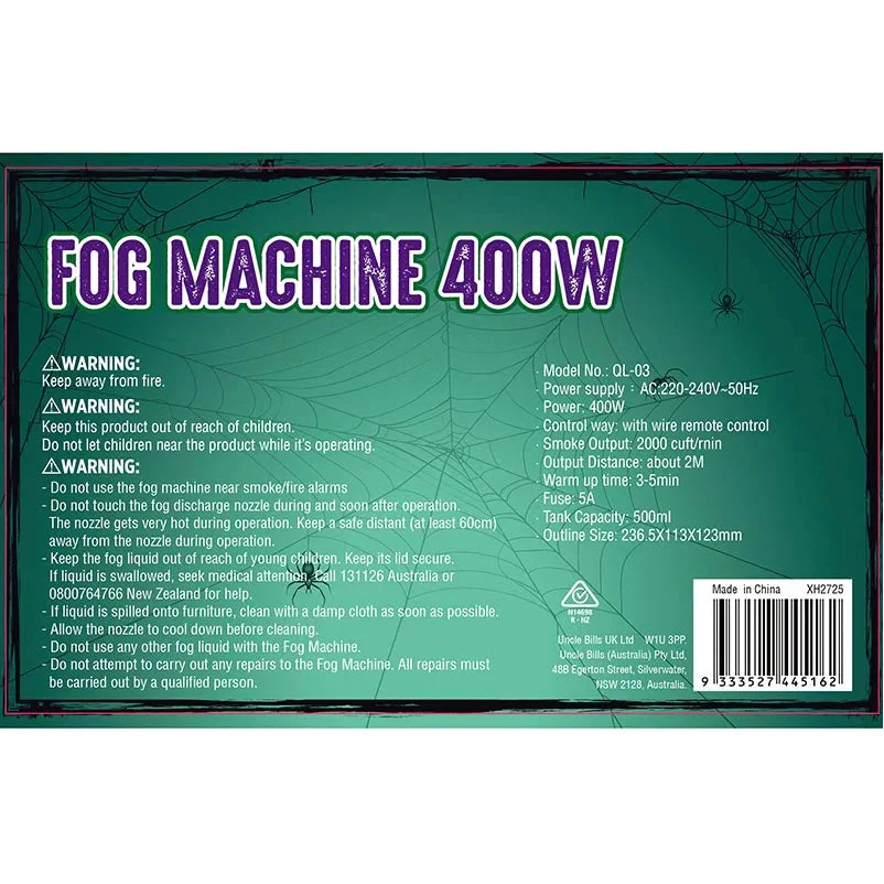 400W Fog Machine with Remote Control - Image 2