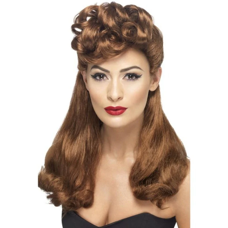 40s Vintage Wig - Auburn