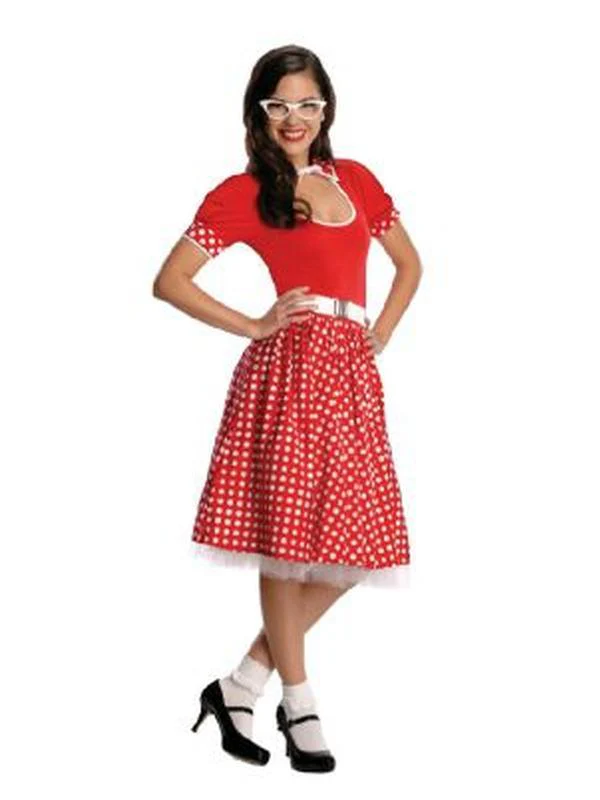 50's Nerd Girl Costume Size M - Image 2