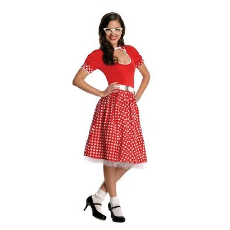 50's Nerd Girl Costume Size Xs - Image 2