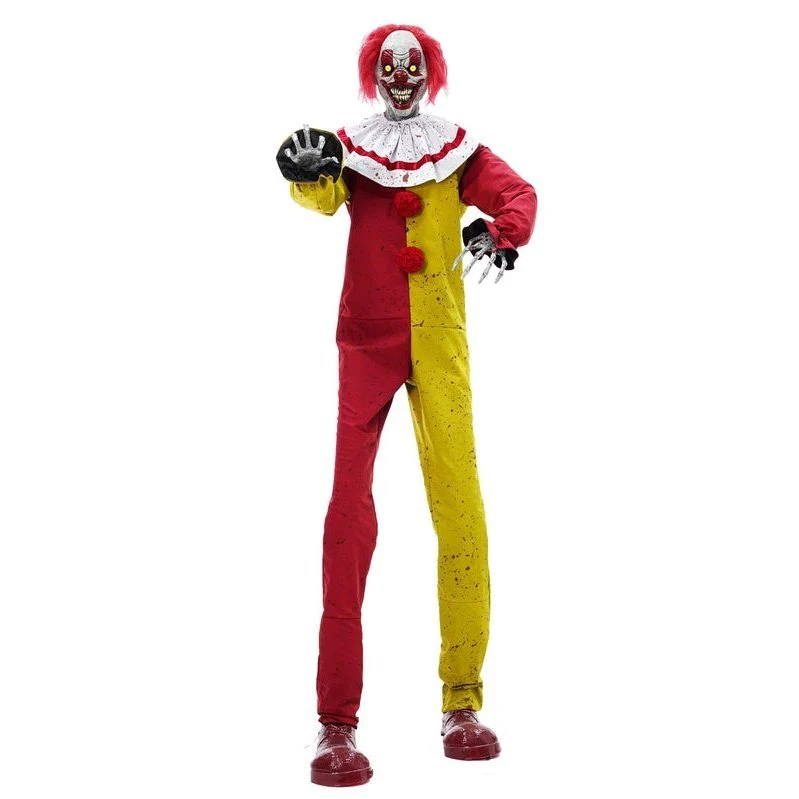 7' Pesky The Clown Animated Prop - Image 2