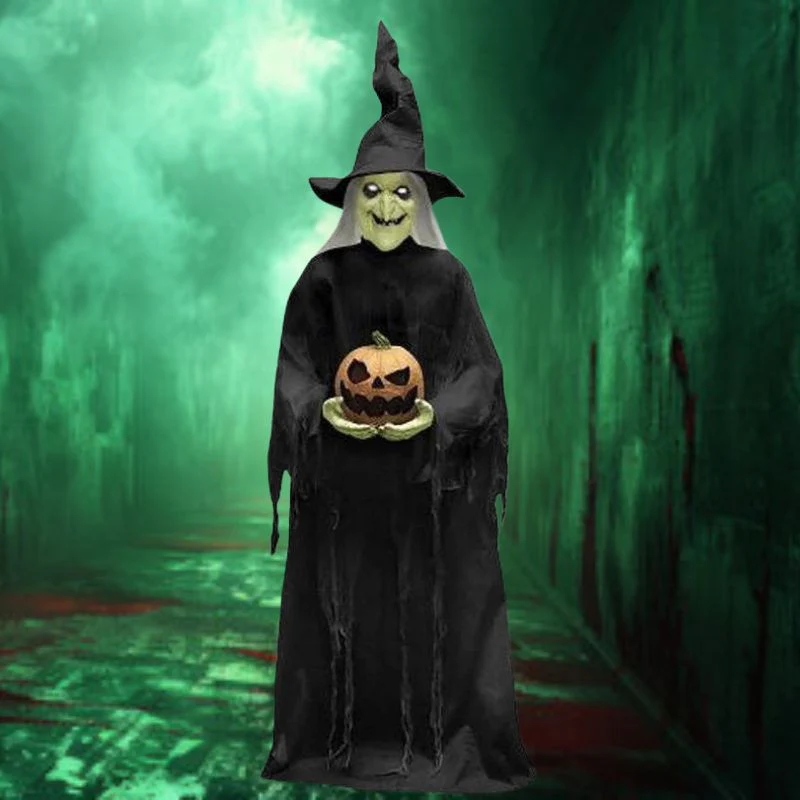 7' Witchy Witch Animated Prop