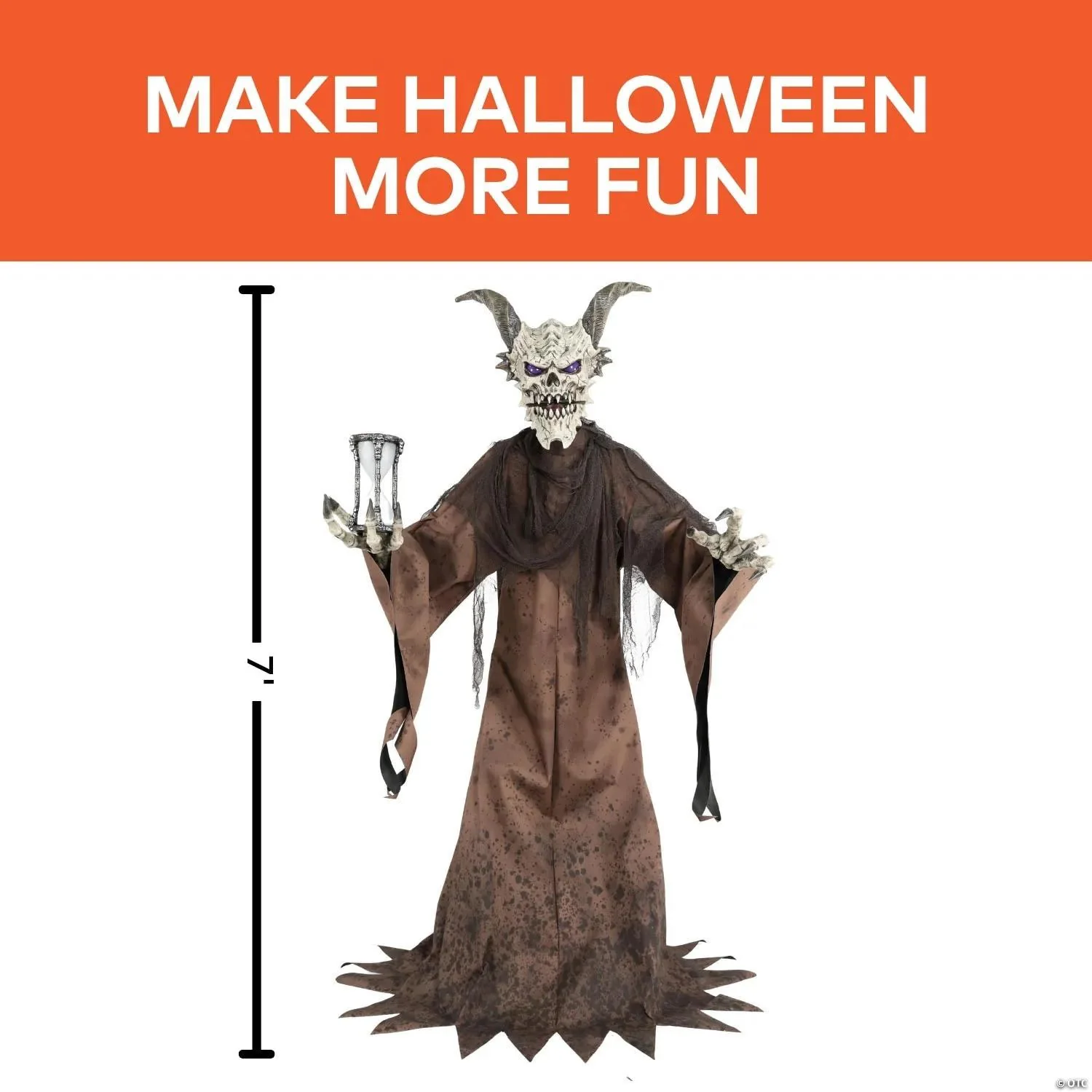 7 Ft. 9" Animated Light-Up The Time Demon - Image 2
