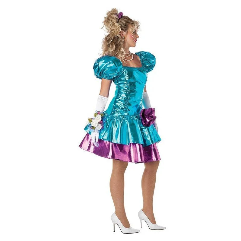 80s Party Dress Womens Costume - Image 2