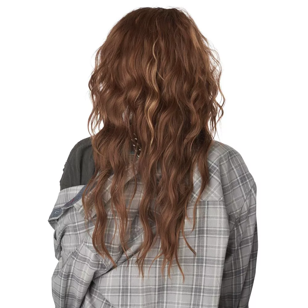 90'S Grunge Rocker Adult Wig (Brunette) - Image 3