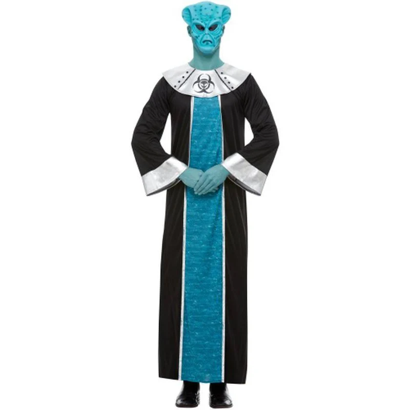 Alien Costume, Blue, Adult