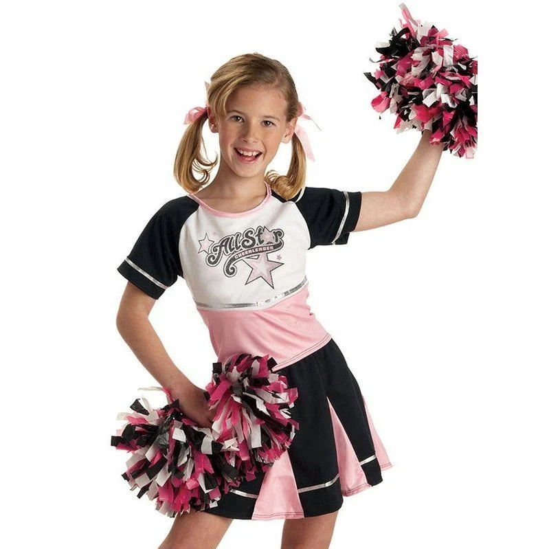 All Star Girl's Cheerleader Uniform Costume - Image 2