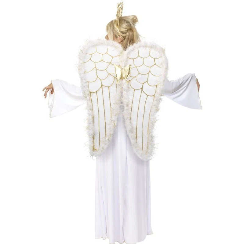 Angel Costume with Dress, Crown & Wings - Image 3