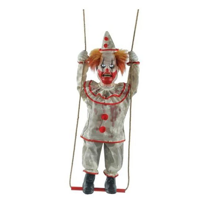 Animated Swinging Happy Clown Doll - Image 2