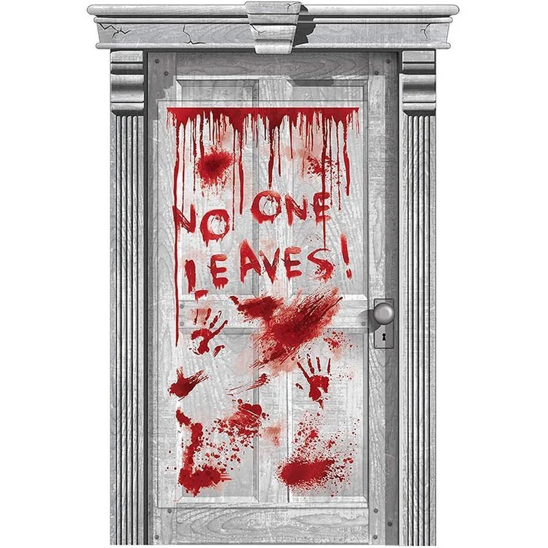 Asylum Dripping Blood Door Decoration
