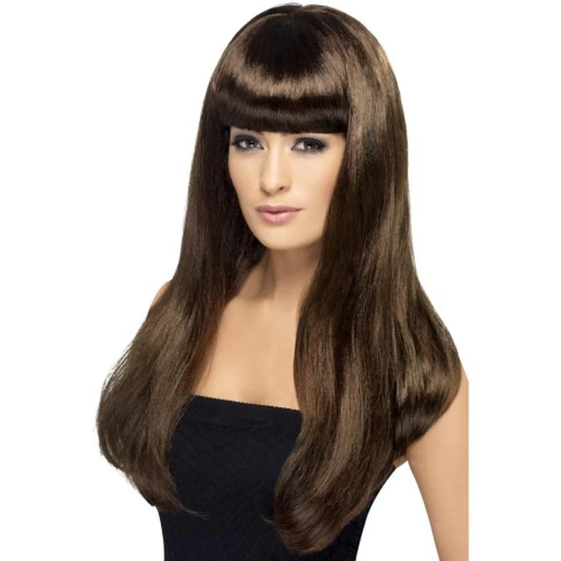 Babelicious Wig - Brown, Long