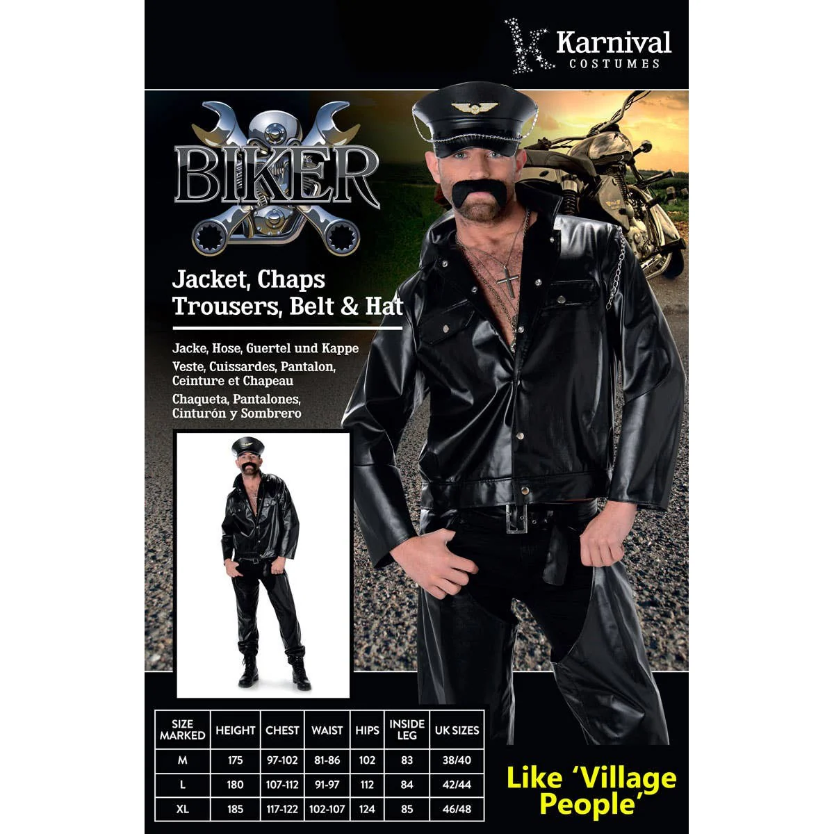 Bad Biker Men's Village People Costume - Image 3