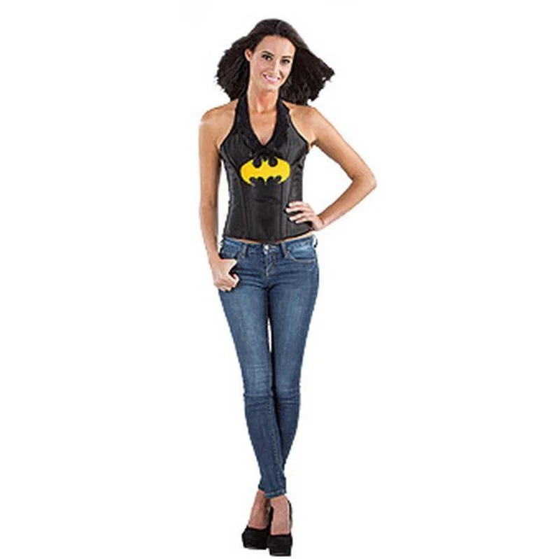 Batgirl Leather Look Corset Size S - Image 3
