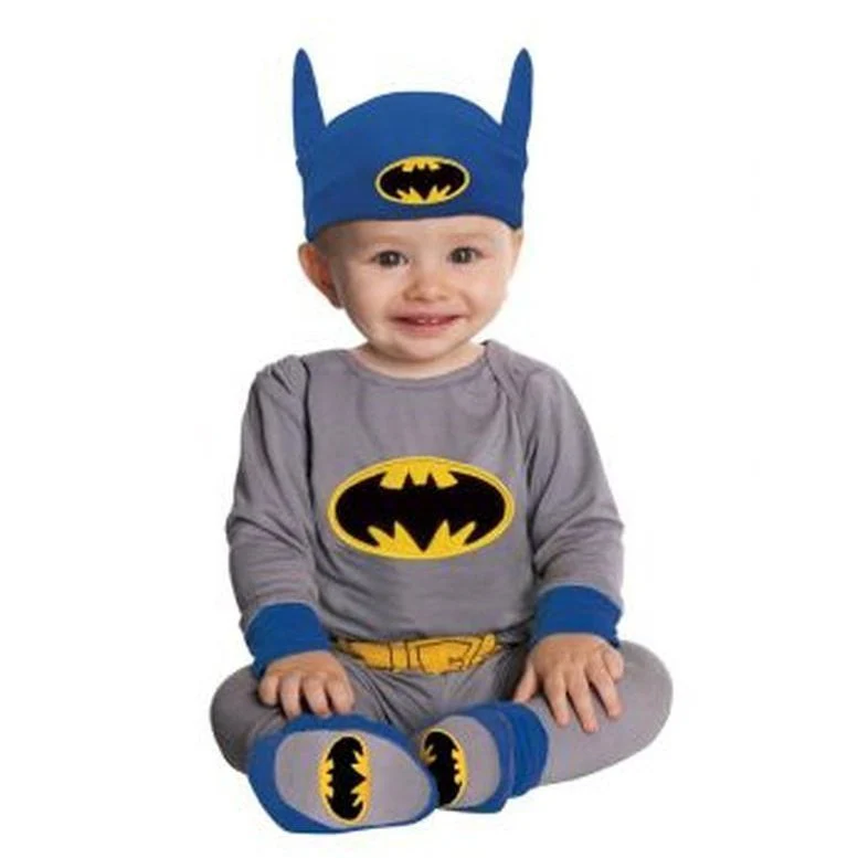 Batman Onesie (Grey/Blue) Size Newborn - Image 3