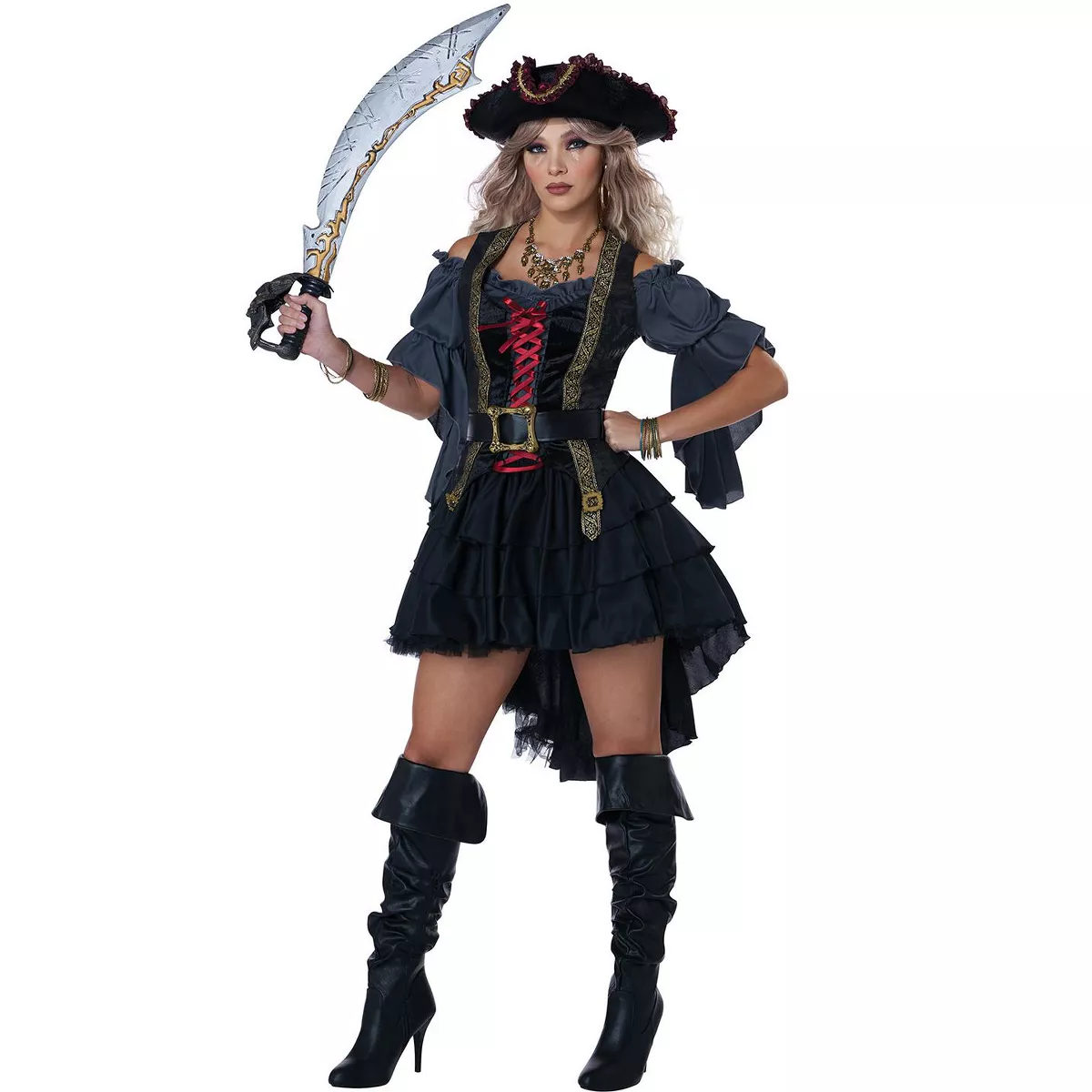 Beauty of the Dark Seas Pirate Womens Costume