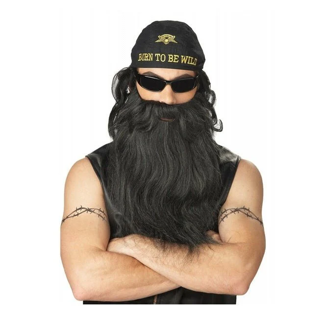 Biker Beard & Moustache