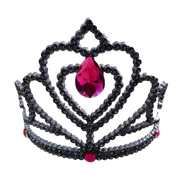 Black Glitter Tiara
