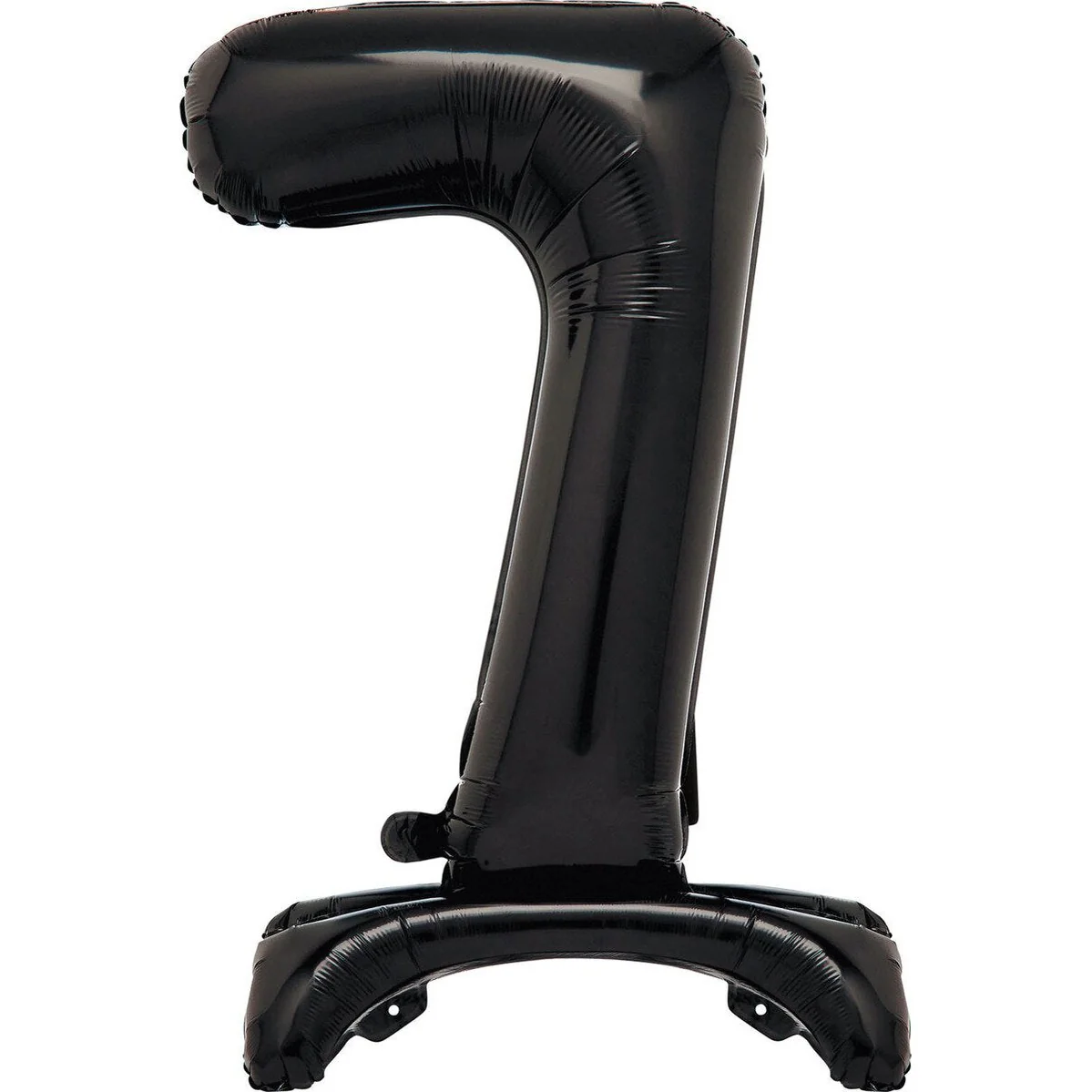 Black Number 7 Standing Foil Balloon-76cm
