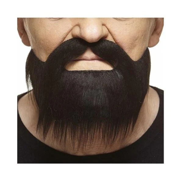 Ginger Long Beard With Moustache And Side Burns