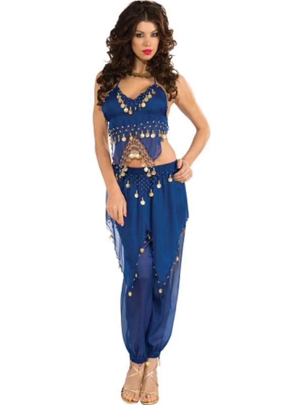 Blue Belly Dancer Costume Size S - Image 2