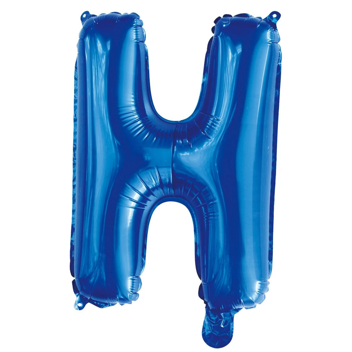 Blue Letter H Foil Balloon - 35cm