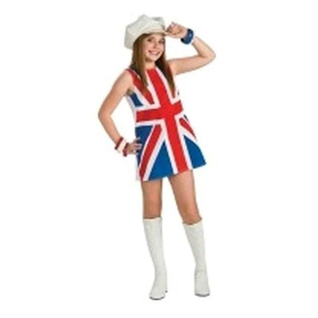 British Invasion Girls Costume Size L
