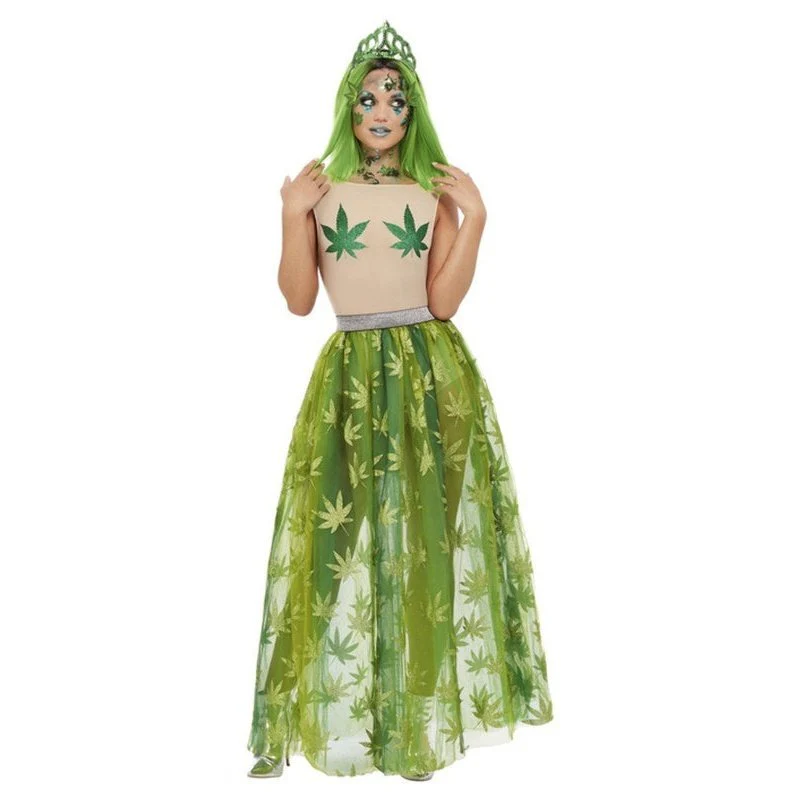 Cannabis Queen Costume, Green - Image 2