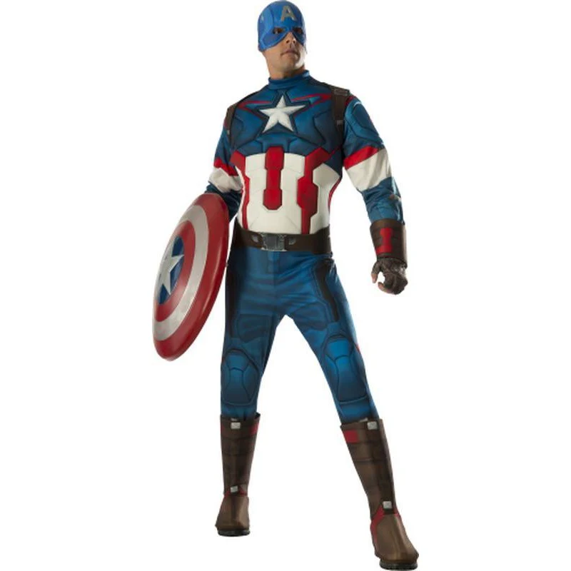 Captain America Avengers 2 Deluxe Size Std