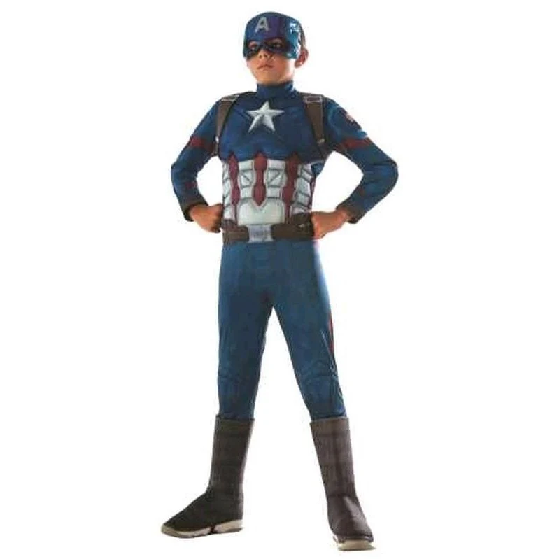 Captain America Cw Deluxe Costume Size 6 8 - Image 2
