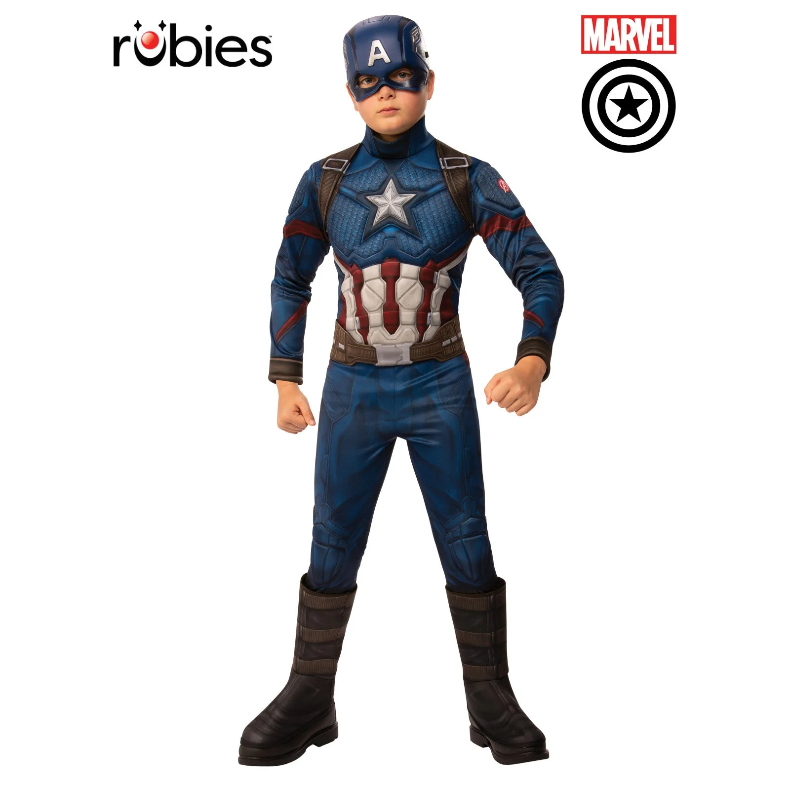 Captain America Deluxe Costume, Child