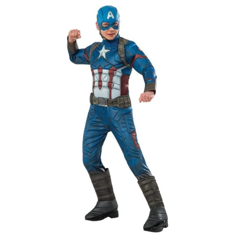 Captain America Premium Costume Size 3 5 - Image 2