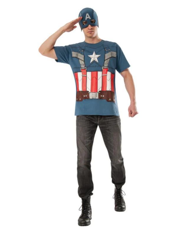 Captain America Retro Shirt Size M - Image 2