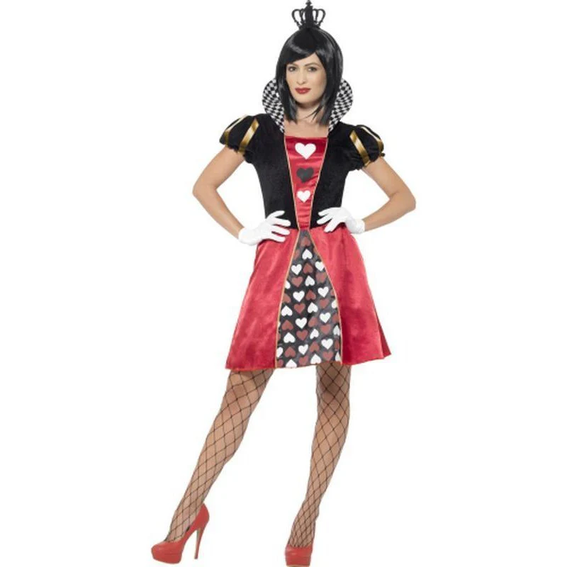 Carded Queen Costume, Red