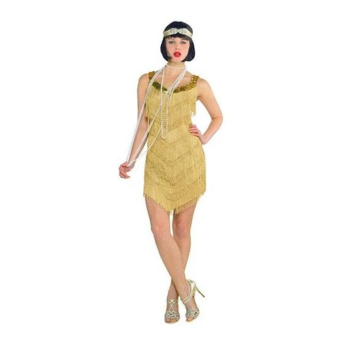 Champagne Flapper Dress