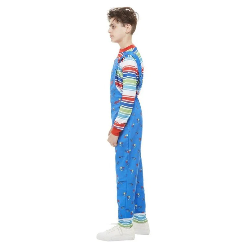 Chucky Costume, Blue, Dungarees & Top - Image 3