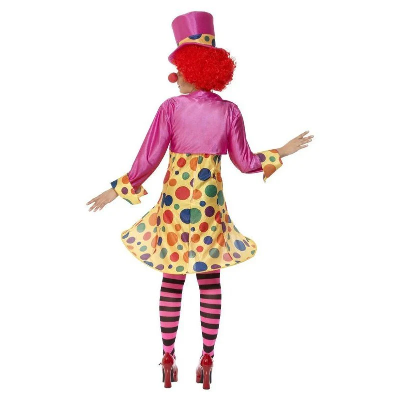 Clown Lady Costume, Multi-Coloured - Image 3