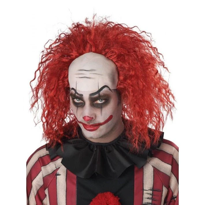 Clown Pattern Baldness Bald Cap Wig - Image 2