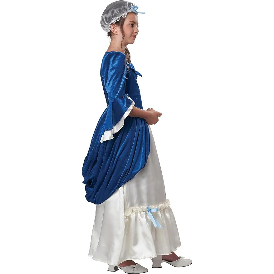 Colonial Era/Martha Washington Girls Costume - Image 3