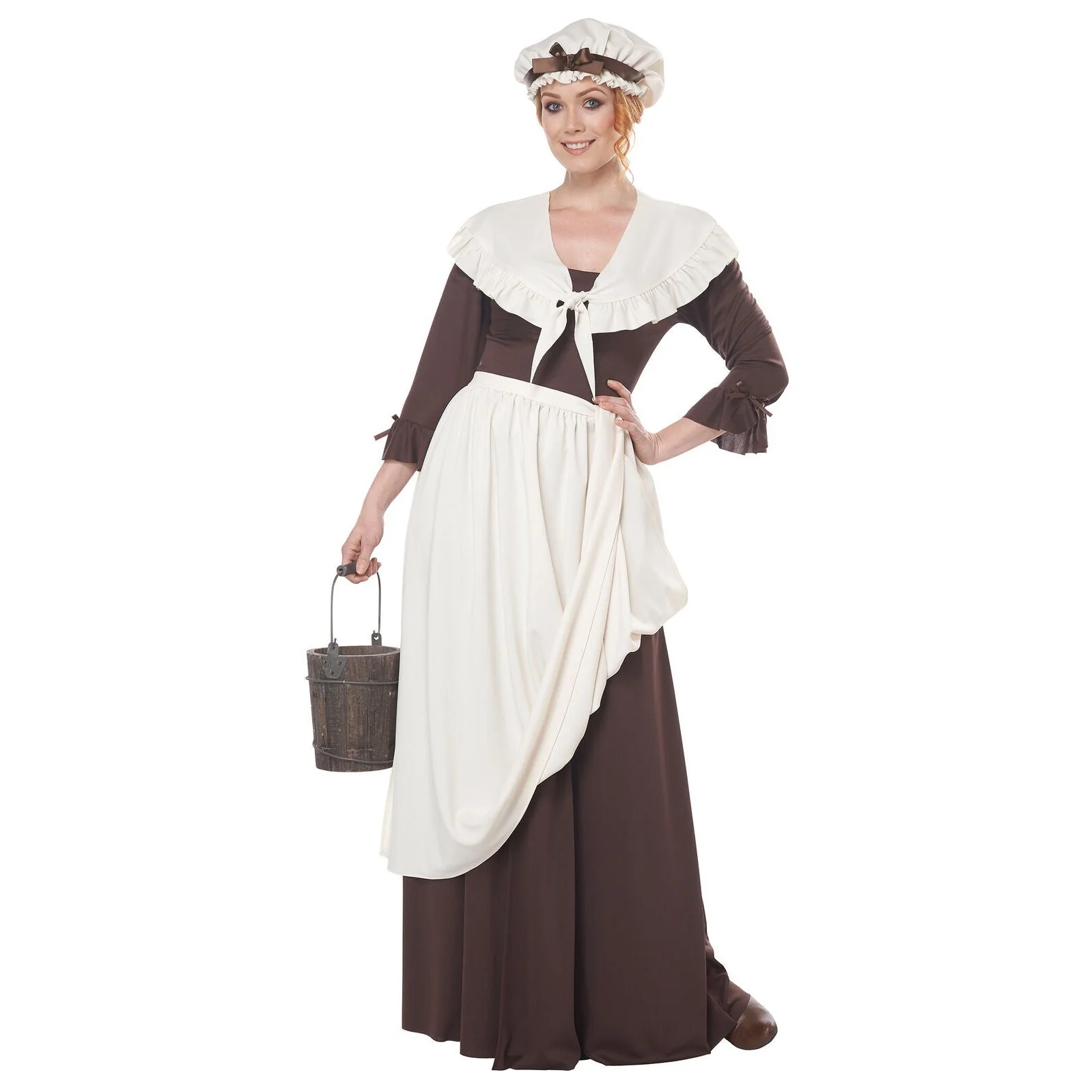 Colonial Village Woman Adult Costume - Image 2