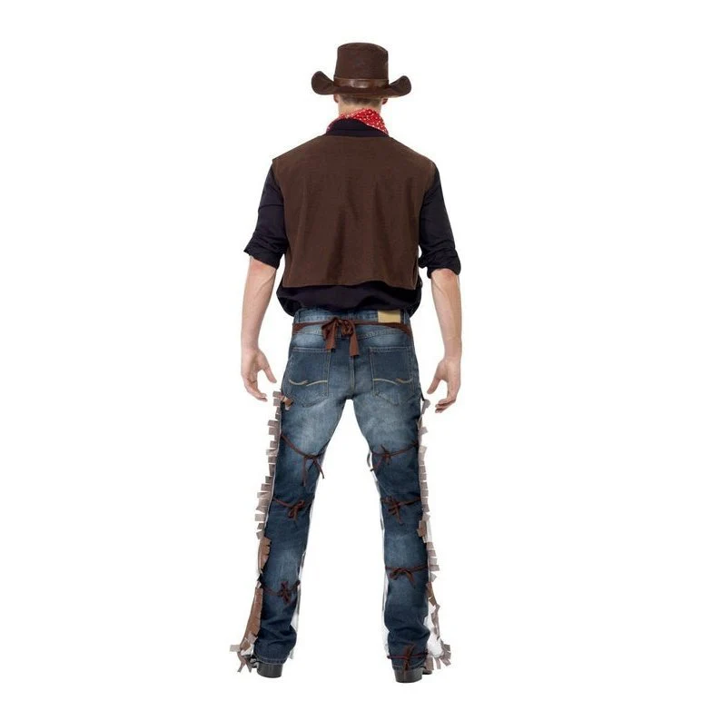 Cowboy Costume, Brown - Image 3