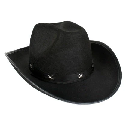 Cowboy Hat Black with Silver Star on Band