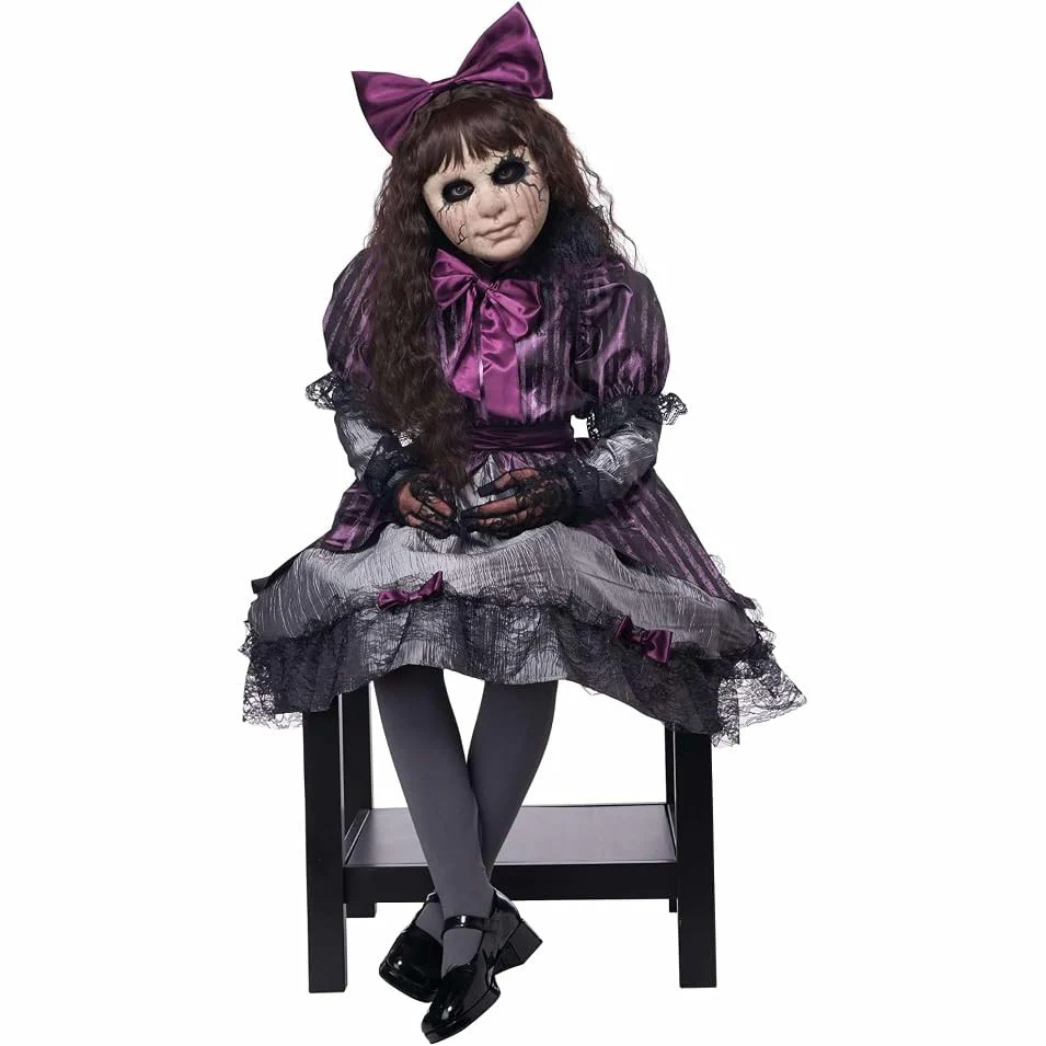 Creepy Doll Girls Costume - Image 2