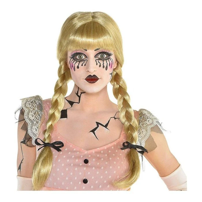Creepy Doll Wig Annabelle