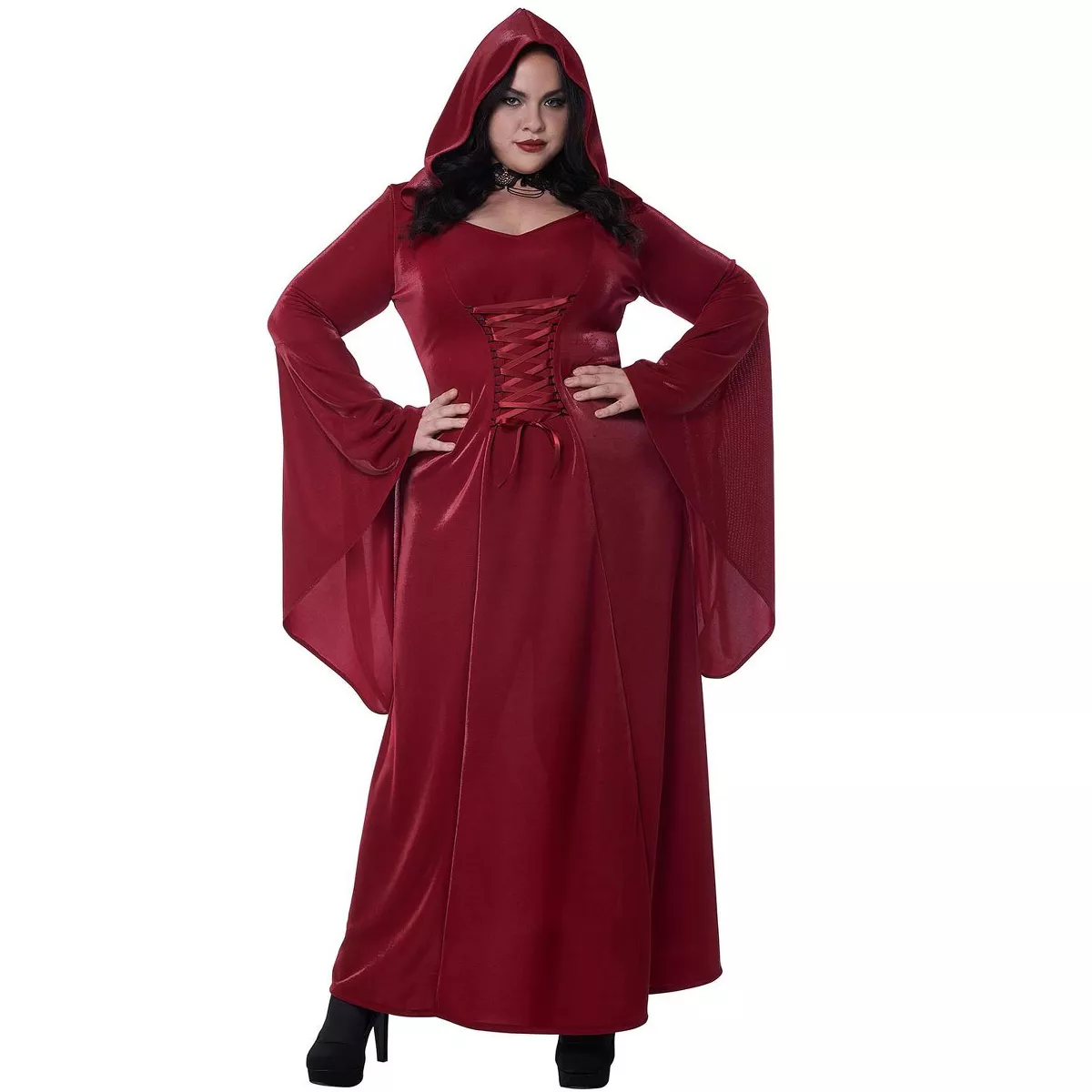 Crimson Robe Plus Size Women's Costume