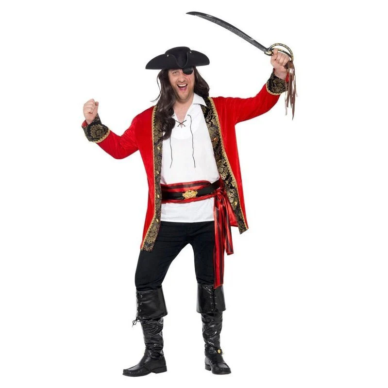 Curves Pirate Captain Costume - Image 4