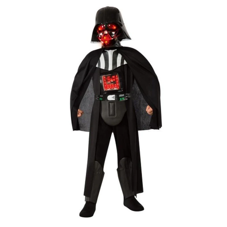 Darth Vader Star Wars Deluxe Light Up Child Size L - Image 2